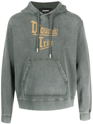 

Tribe Cool graphic-print hoodie, Dsquared2 Tribe Cool graphic-print hoodie