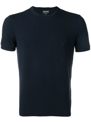 

Embroidered logo T-shirt, Giorgio Armani Embroidered logo T-shirt