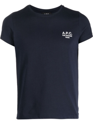 

Logo-print cotton T-shirt, A.P.C. Logo-print cotton T-shirt