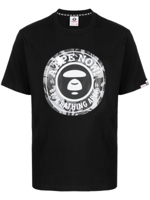 

Logo-print cotton T-shirt, AAPE BY *A BATHING APE® Logo-print cotton T-shirt