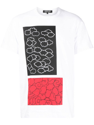 

Graphic-print cotton T-shirt, Comme Des Garçons Homme Deux Graphic-print cotton T-shirt