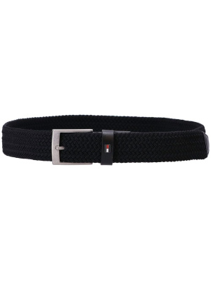 

Logo-detail braided belt, Tommy Hilfiger Logo-detail braided belt