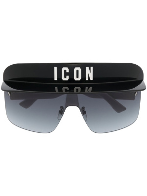 

Logo print oversized sunglasses, Dsquared2 Eyewear Logo print oversized sunglasses