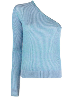

One-shoulder knitted top, Forte Forte One-shoulder knitted top