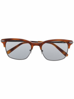 

Tortoiseshell-bridge sunglasses, Brioni Tortoiseshell-bridge sunglasses