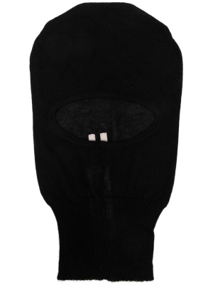 

Cashmere knitted balaclava hat, Rick Owens Cashmere knitted balaclava hat