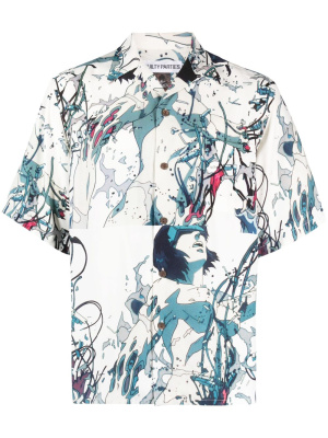 

X Ghost In The Shell graphic-print shirt, WACKO MARIA X Ghost In The Shell graphic-print shirt