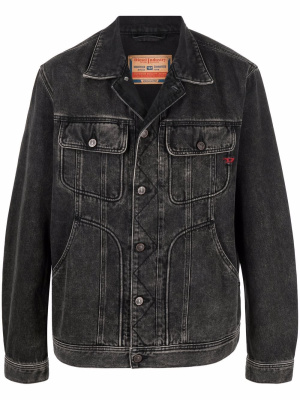 

D-Riley faded-effect denim jacket, Diesel D-Riley faded-effect denim jacket