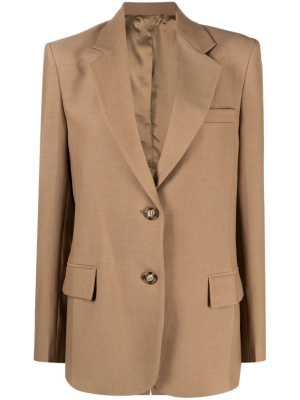 

Single-breasted notched-lapels blazer, Victoria Beckham Single-breasted notched-lapels blazer