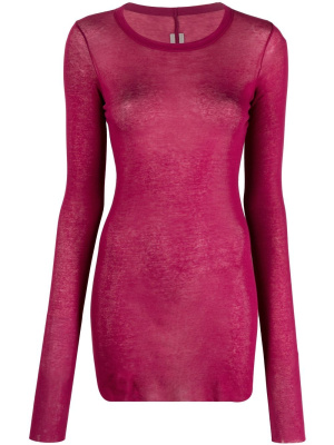 

Ribbed long-sleeve top, Rick Owens Ribbed long-sleeve top