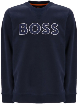 

Logo-embroidered sweatshirt, BOSS Logo-embroidered sweatshirt