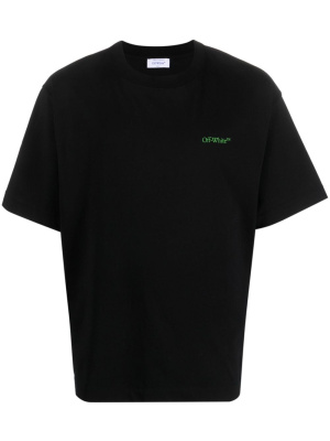 

Logo-embroidered T-shirt, Off-White Logo-embroidered T-shirt