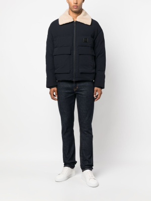 

Padded faux-shearling jacket, Emporio Armani Padded faux-shearling jacket