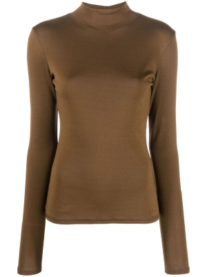 

High-neck cotton T-shirt, Lemaire High-neck cotton T-shirt