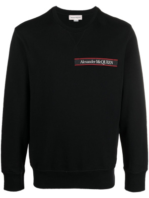 

Logo tape long sleeve sweatshirt, Alexander McQueen Logo tape long sleeve sweatshirt