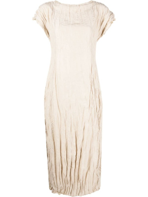

Crinkled cap-sleeve dress, TOTEME Crinkled cap-sleeve dress