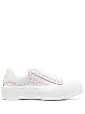 

Deck glitter sneakers, Alexander McQueen Deck glitter sneakers