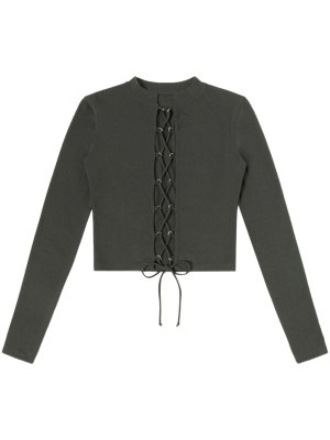 

Long-sleeved lace-up T-Shirt, Heron Preston Long-sleeved lace-up T-Shirt