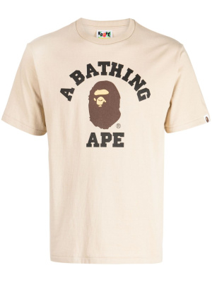

Logo-print cotton T-shirt, A BATHING APE® Logo-print cotton T-shirt