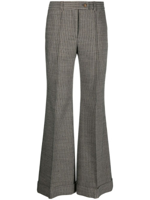 

Pinstripe-pattern flared tailored trousers, Acne Studios Pinstripe-pattern flared tailored trousers
