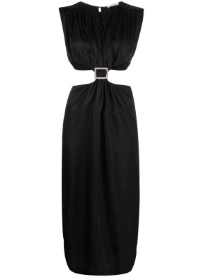 

Plaza cut-out sleeveless midi dress, SANDRO Plaza cut-out sleeveless midi dress