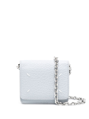 

Four-stitch logo chain wallet, Maison Margiela Four-stitch logo chain wallet