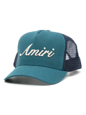 

Logo-embroidered cotton cap, AMIRI Logo-embroidered cotton cap