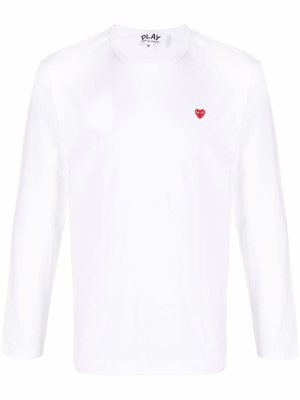 

Pathc-detail cotton T-Shirt, Comme Des Garçons Play Pathc-detail cotton T-Shirt