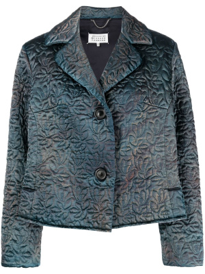 

Quilted satin jacket, Maison Margiela Quilted satin jacket