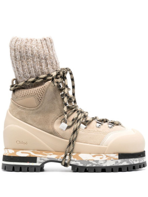 

Nikie sock-style hiking boots, Chloé Nikie sock-style hiking boots