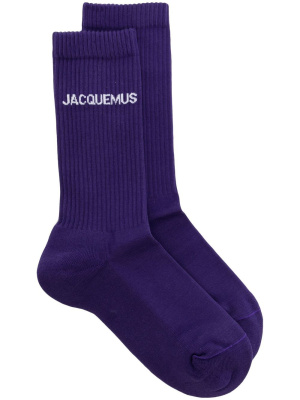 

Logo-intarsia ankle socks, Jacquemus Logo-intarsia ankle socks