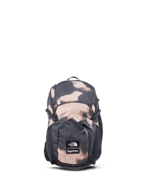 

X The North Face Pocon bleached denim-print backpack, Supreme X The North Face Pocon bleached denim-print backpack