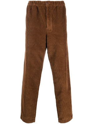 

Logo-patch tapered corduroy trousers, Kenzo Logo-patch tapered corduroy trousers