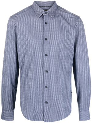 

Abstract-print long-sleeve shirt, BOSS Abstract-print long-sleeve shirt