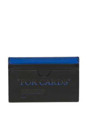 

Quote Bookish leather cardholder, Off-White Quote Bookish leather cardholder