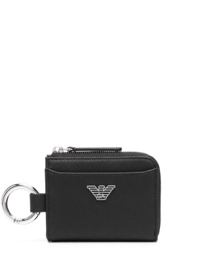 

Eagle-plaque zipped wallet, Emporio Armani Eagle-plaque zipped wallet