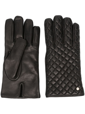 

Quilted leather gloves, Emporio Armani Quilted leather gloves