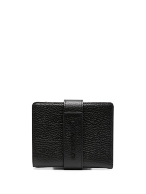 

Logo-rubberised leather wallet, Emporio Armani Logo-rubberised leather wallet