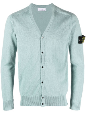 

Logo-patch cardigan, Stone Island Logo-patch cardigan