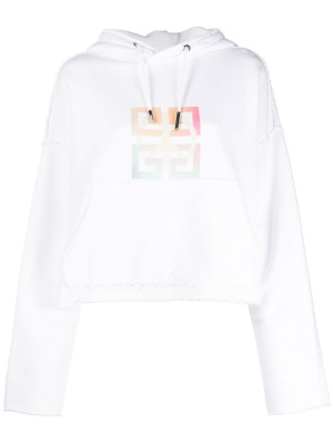 

Logo-print cropped hoodie, Givenchy Logo-print cropped hoodie