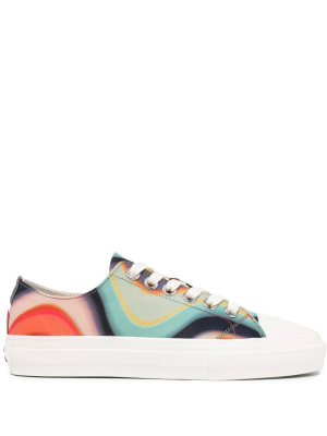 

Wave-print low-top sneakers, Paul Smith Wave-print low-top sneakers