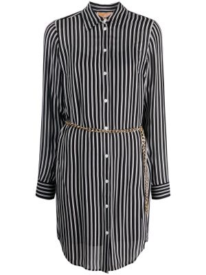 

Stripe-print belted-waist shirtdress, Michael Michael Kors Stripe-print belted-waist shirtdress