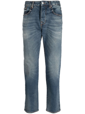 

Logo-patch straight-leg jeans, Armani Exchange Logo-patch straight-leg jeans