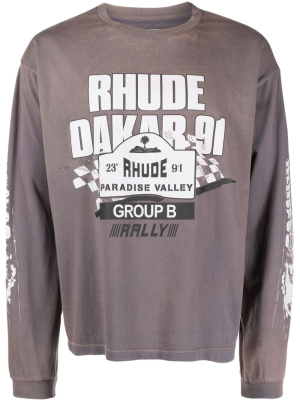 

Dakar 91 long-sleeve T-shirt, Rhude Dakar 91 long-sleeve T-shirt