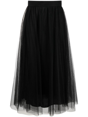 

High-waisted tulle midi skirt, ZIMMERMANN High-waisted tulle midi skirt