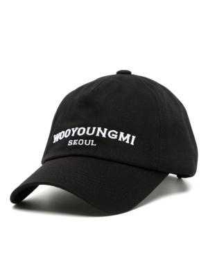 

Logo-embroidered cotton cap, Wooyoungmi Logo-embroidered cotton cap