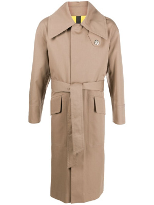 

Oversized belted trench coat, AMI Paris Oversized belted trench coat