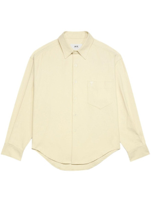 

Pocket long-sleeve cotton shirt, AMI Paris Pocket long-sleeve cotton shirt