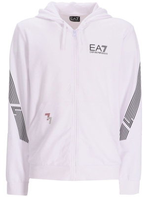

Logo-print zipped hoodie, Ea7 Emporio Armani Logo-print zipped hoodie