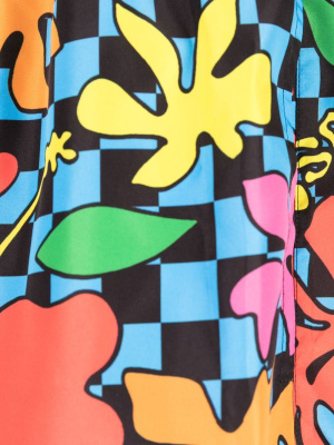 

Check-pattern swim shorts, Moschino Check-pattern swim shorts
